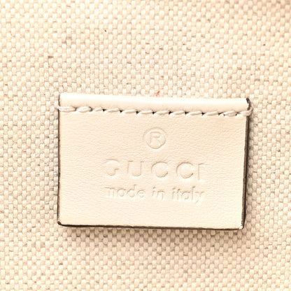 Gucci Calfskin GG Tennis Embossed Pocket Belt Bag Mystic White 6 of 15