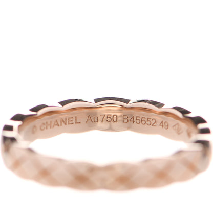 Chanel 18K Beige Gold Mini Coco Crush Ring 49 4.75 6 of 7