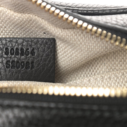 Gucci Pebbled Calfskin Small Soho Disco Bag Black 7 of 11