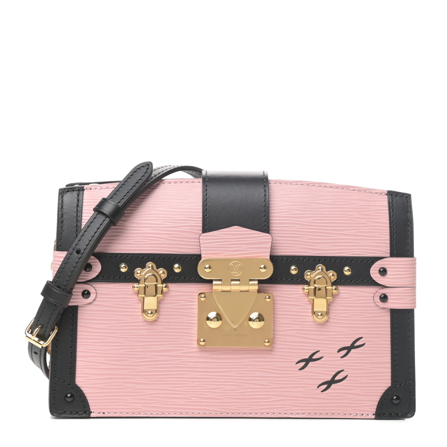 Epi Trunk Clutch Rose Ballerine