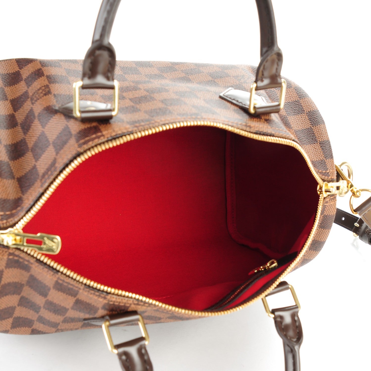 Louis Vuitton Damier Ebene Speedy Bandouliere 30 5 of 9