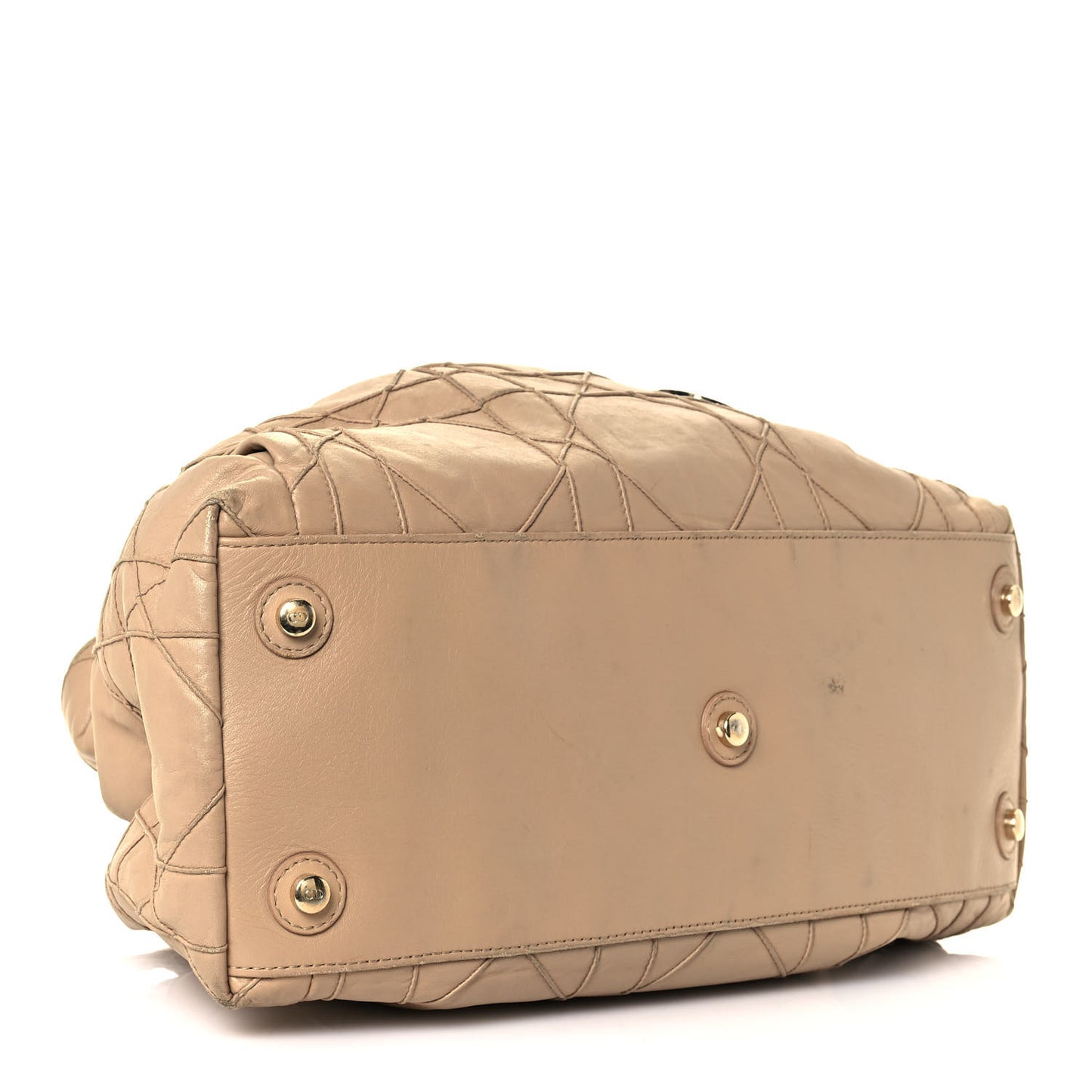 Lambskin Cannage Medium Le Trente Tote Beige
