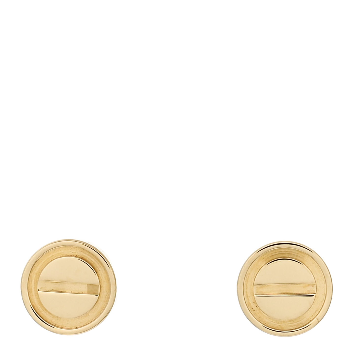 18K Yellow Gold LOVE Earrings
