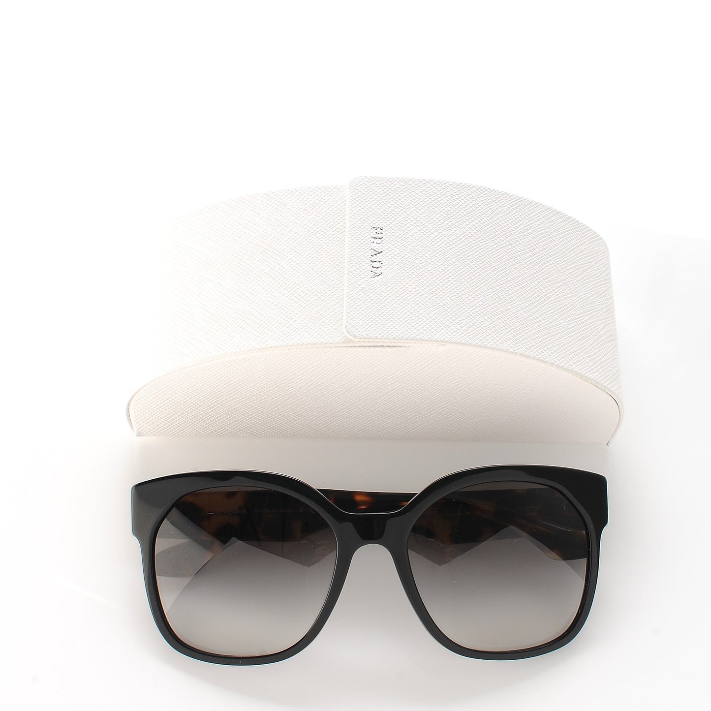 Acetate Sunglasses SPR 10R Black Tortoise