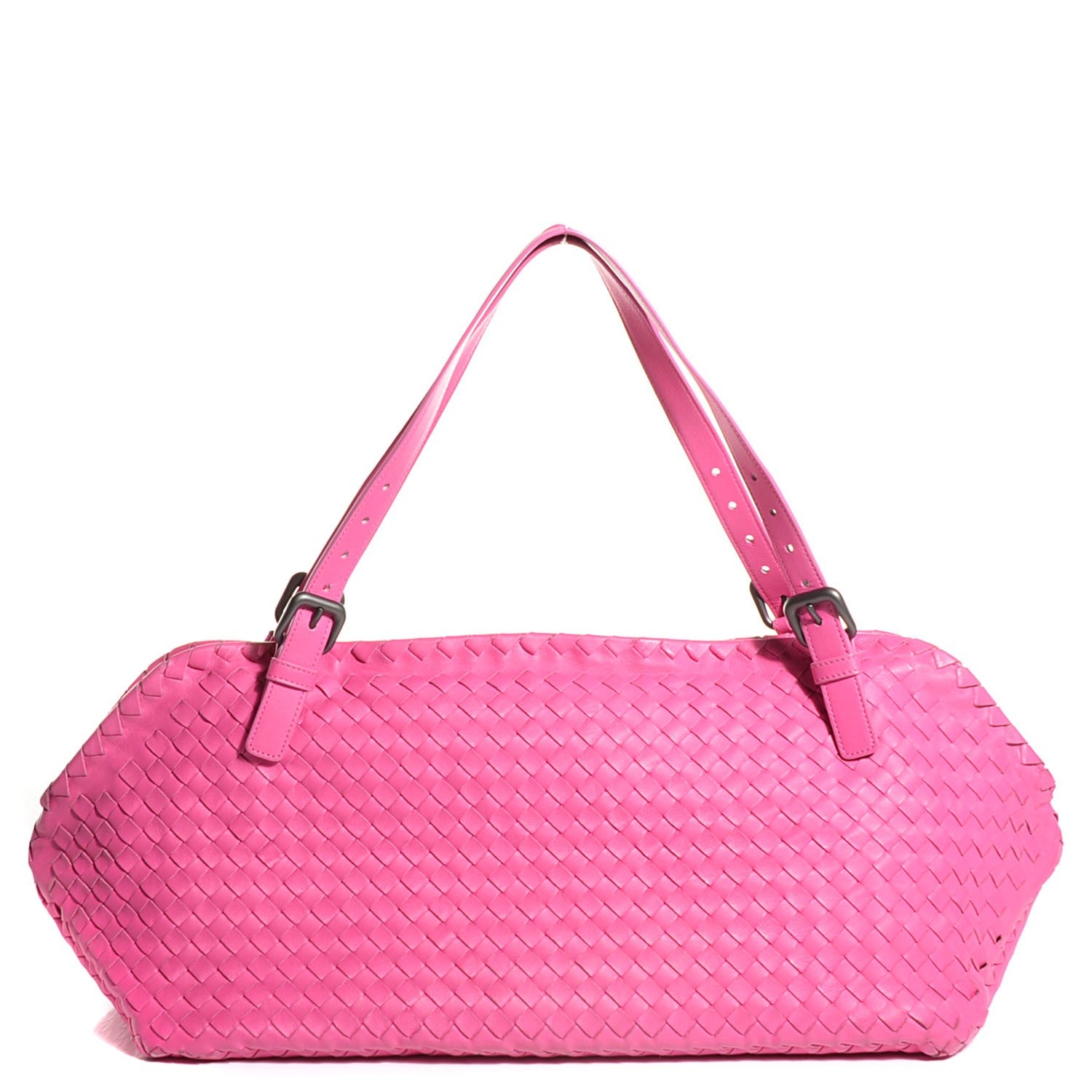 Bottega Veneta Nappa Intrecciato Large East West Seamless Tote Rosa Shock 1 of 8