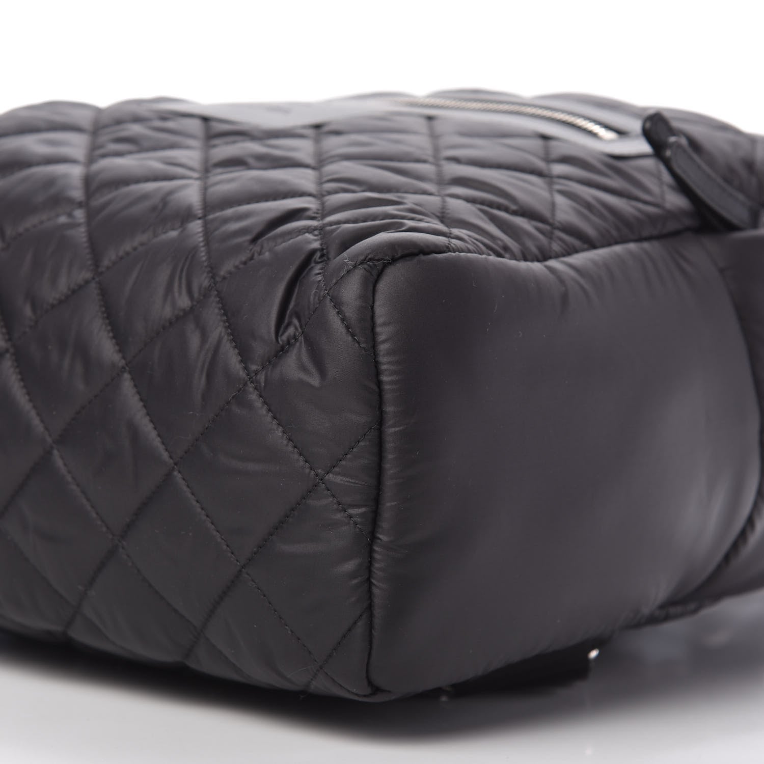 Chanel Nylon Quilted Coco Cocoon Backpack Black 7 of 11
