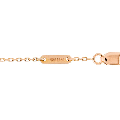 Van Cleef & Arpels 18K Rose Gold Carnelian Sweet Alhambra Bracelet 4 of 4