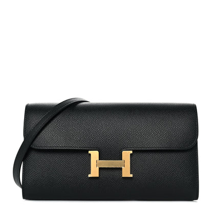Hermes Epsom Constance Wallet To Go Black 1 of 9