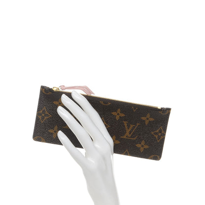 Louis Vuitton Monogram Josephine Chain Wallet Zippered Insert 2 of 8