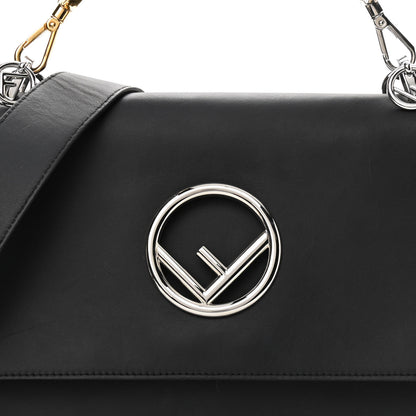 Fendi Vitello Century Opaco F is Fendi Kan I Shoulder Bag Black 9 of 13