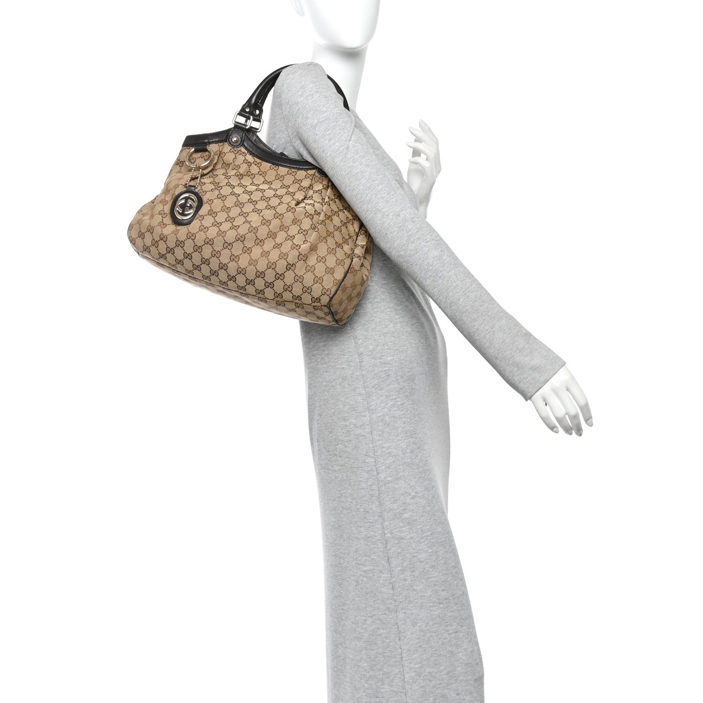 Monogram Medium Sukey Tote Dark Brown