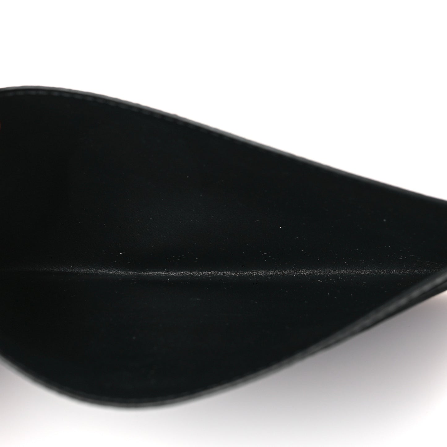 Calfskin Felicie Chain Wallet Card Holder Insert Black