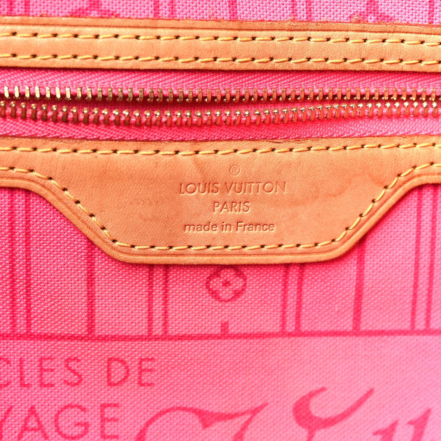 Louis Vuitton Monogram Roses Neverfull MM 6 of 13