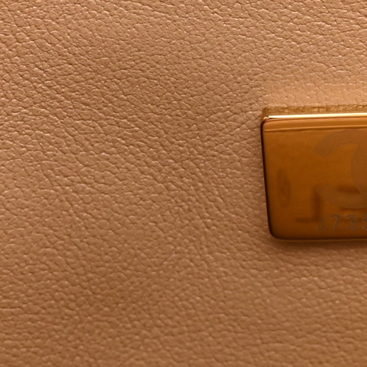 Chanel Lambskin Quilted Metal Mini Top Handle Rectangular Flap Beige 7 of 15