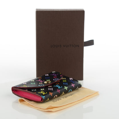 Louis Vuitton Monogram Multicolor Business Card Holder Black Grenade 4 of 7