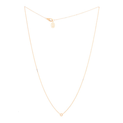 Cartier 18K Pink Gold Diamond XS D'Amour Pendant Necklace 2 of 4