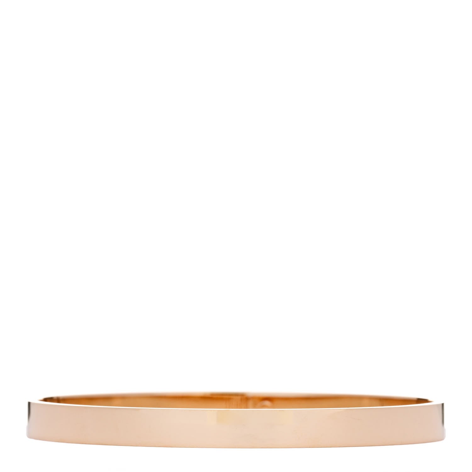 Hermes 18K Yellow Gold Diamond PM Kelly Bracelet LG 2 of 4