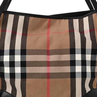 Burberry House Check Medium Canterbury Tote Black 9 of 13