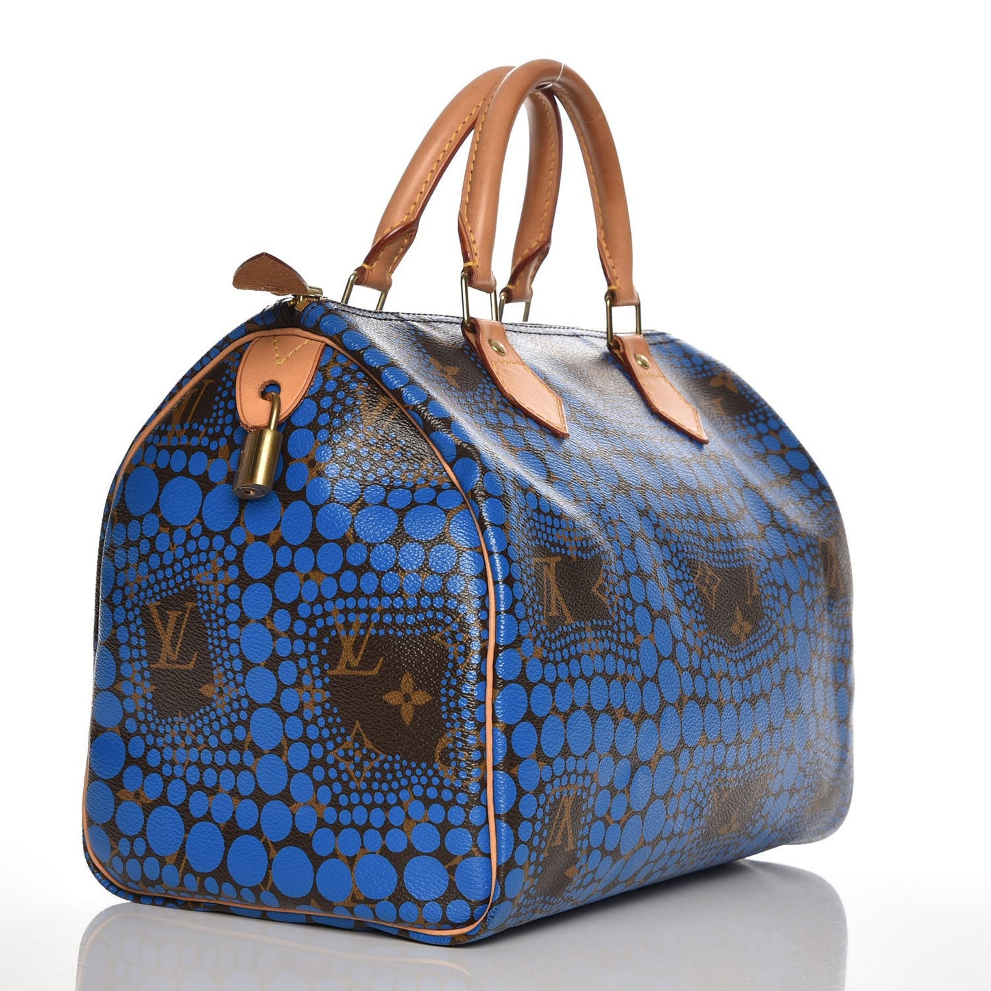 Monogram Kusama Town Speedy 30 Blue