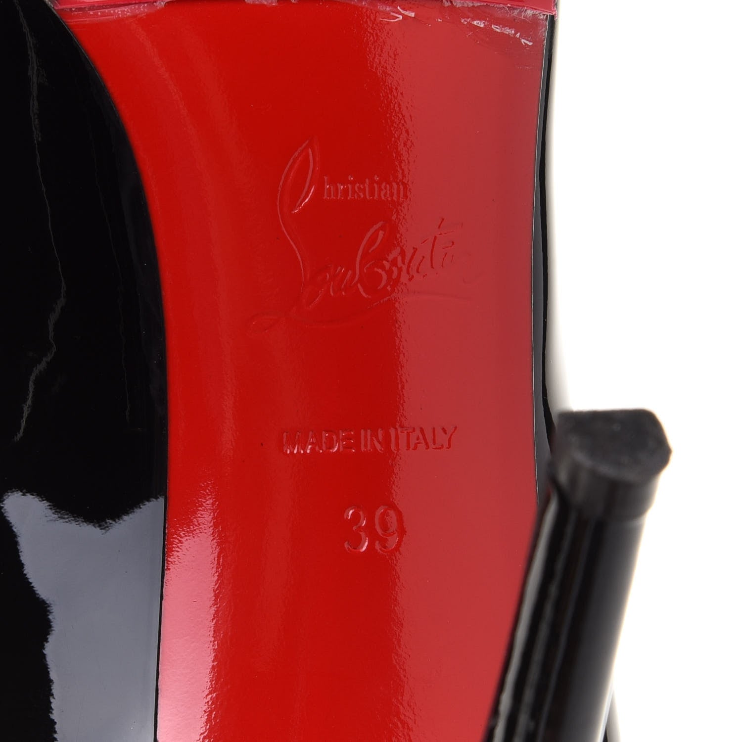 Christian Louboutin Patent Pigalle 100 Pumps 39 Black 7 of 11