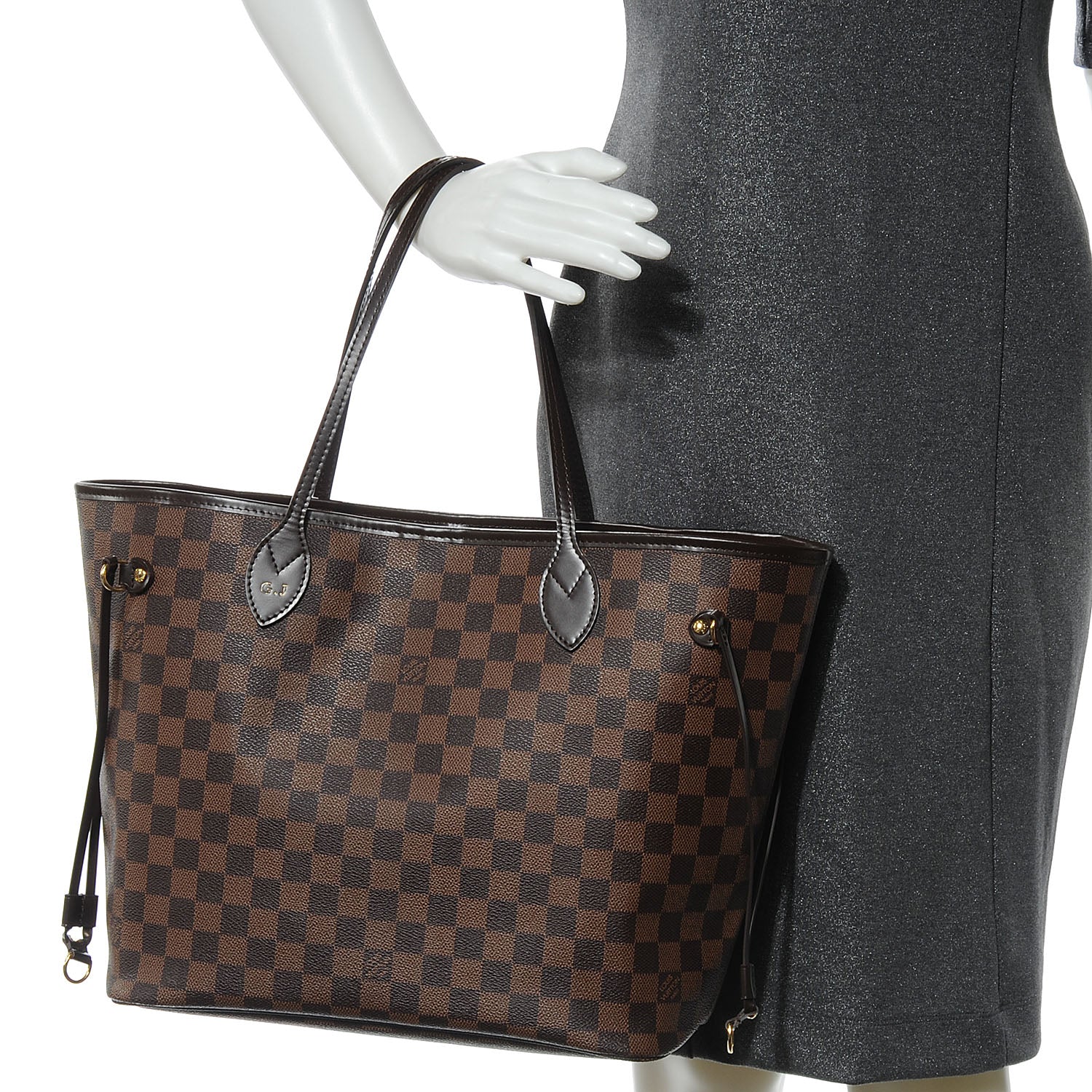 Louis Vuitton Damier Ebene Neverfull MM 2 of 8