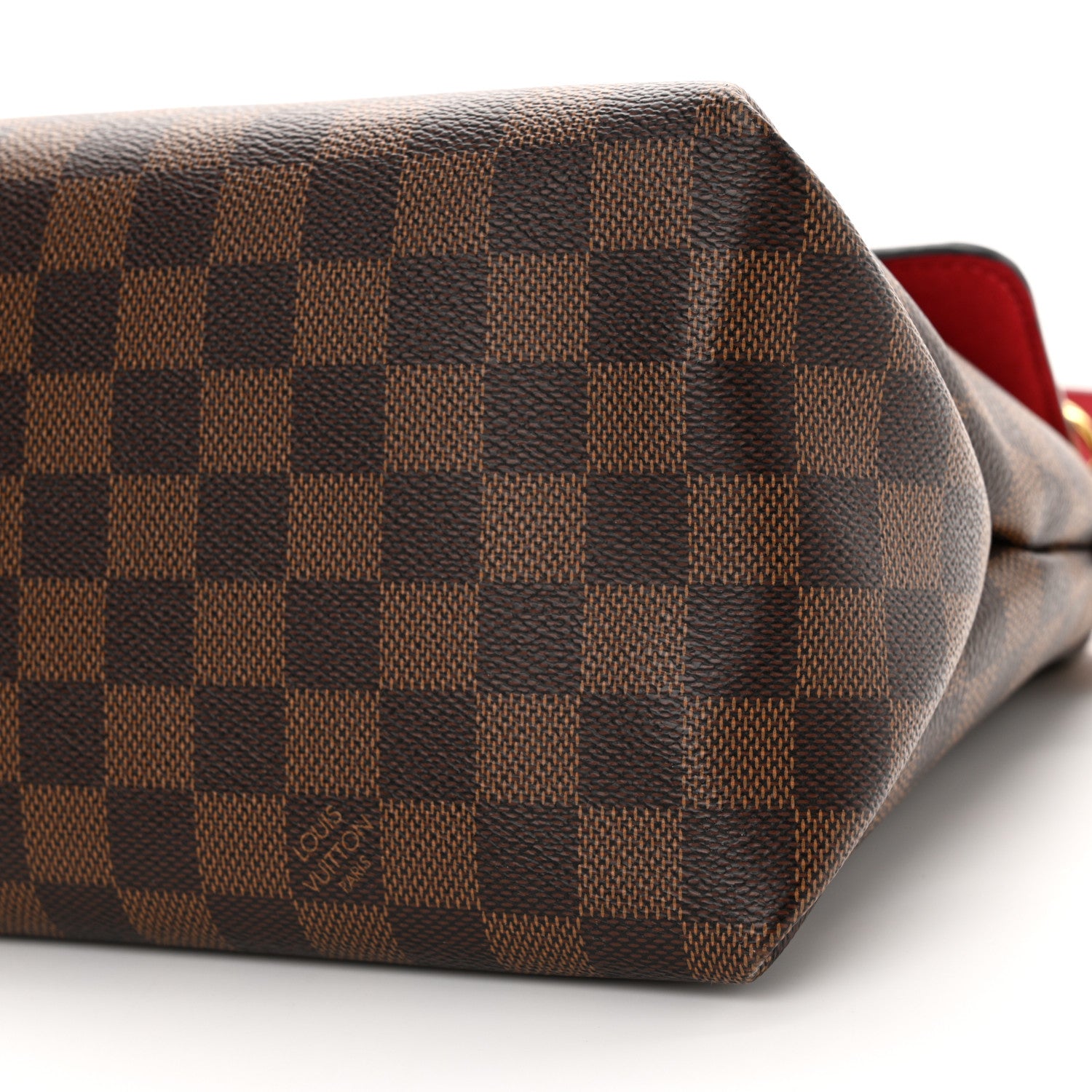 Louis Vuitton Damier Ebene Beaubourg MM Scarlet 10 of 13