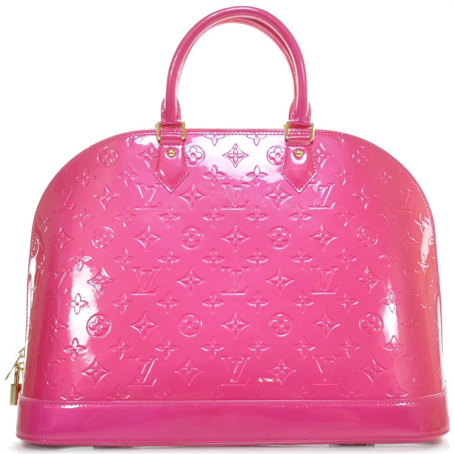 Louis Vuitton Vernis Alma MM Rose Pop 1 of 8