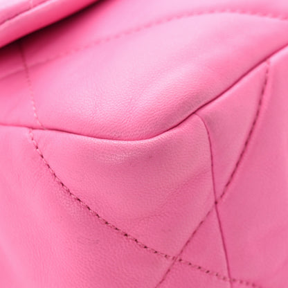 Chanel Lambskin Quilted Medium Chanel 19 Flap Pink 9 of 20