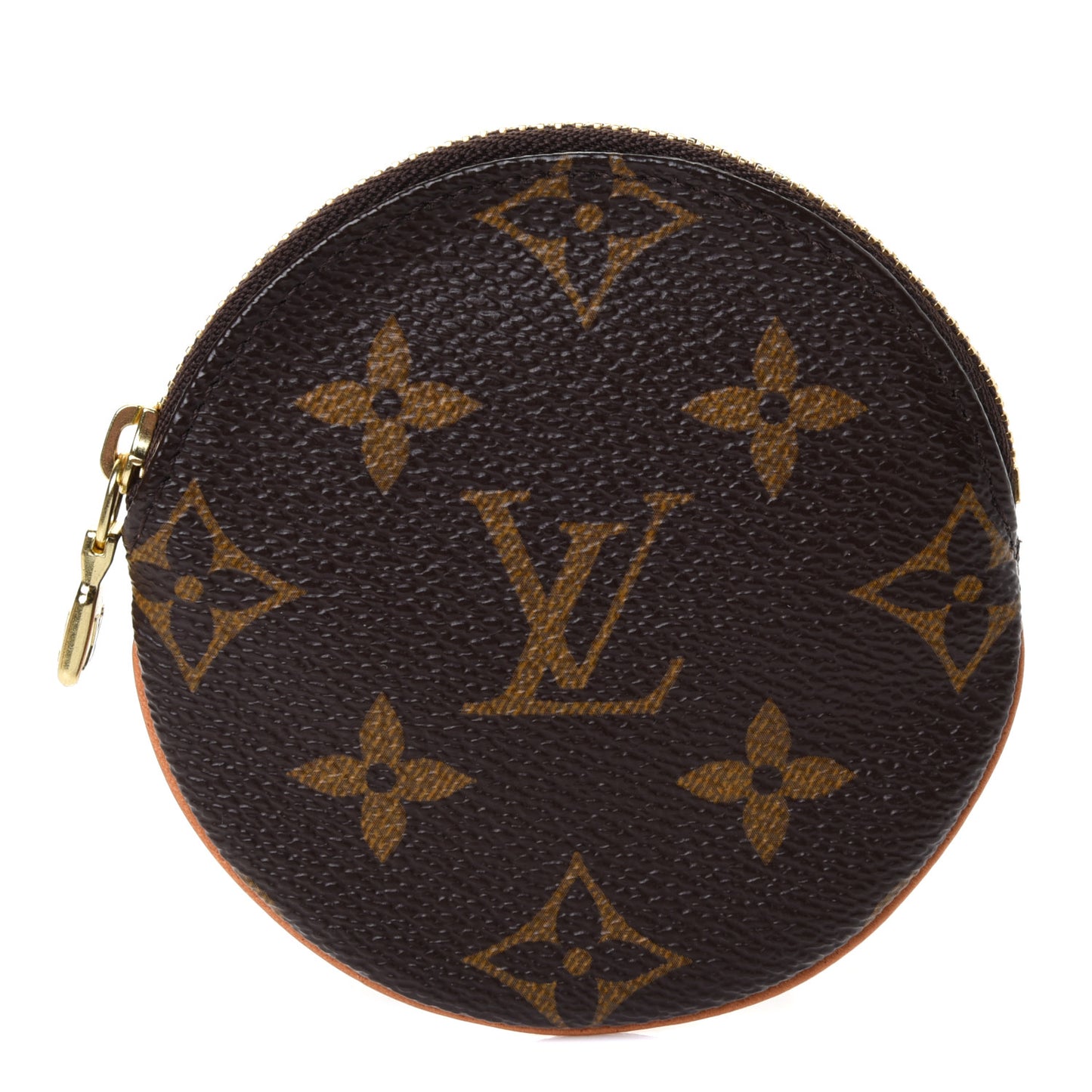 Monogram Round Coin Purse