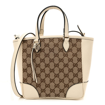 Gucci Monogram Small Bree Tote Beige White 1 of 8