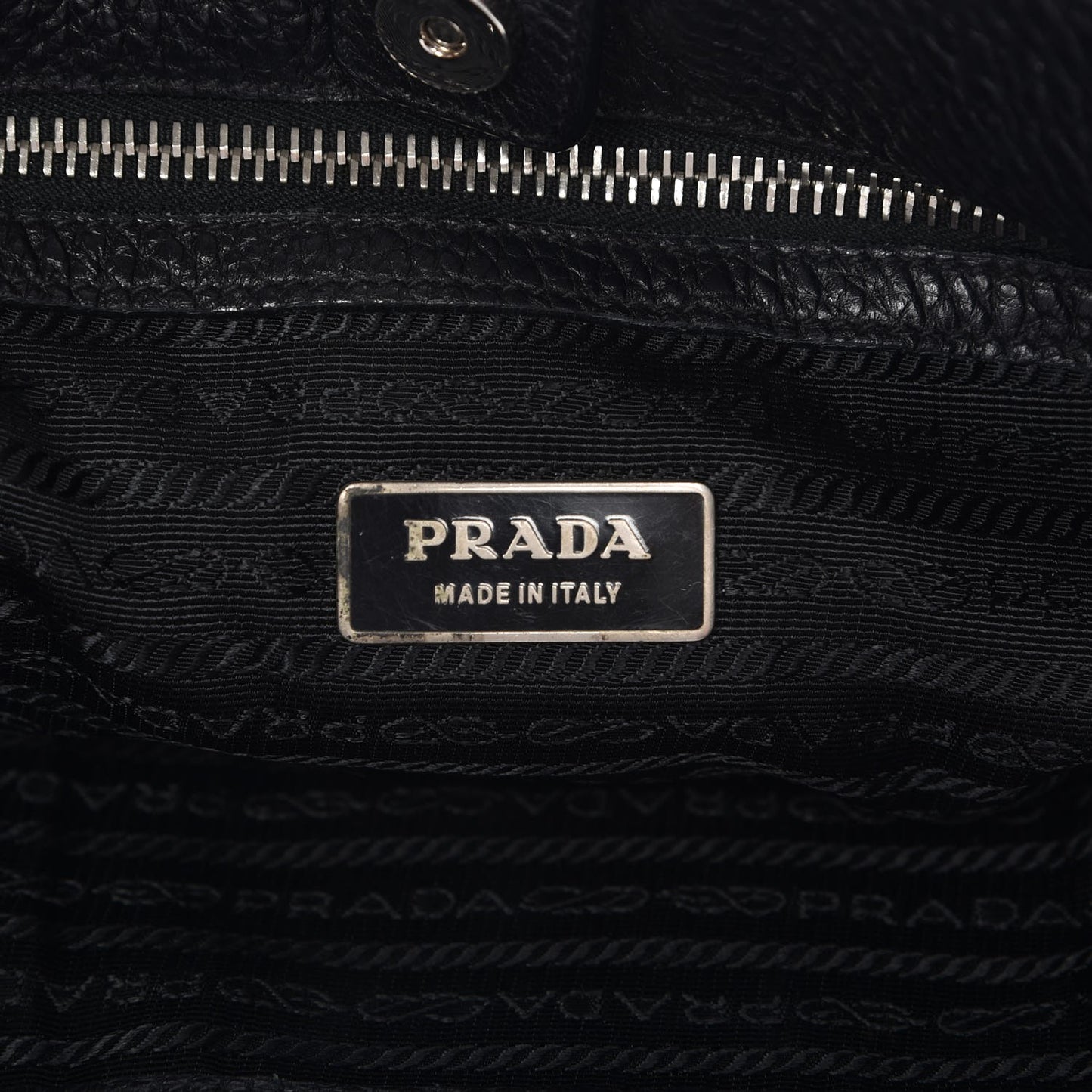 Vitello Daino Braided Hobo Nero Black