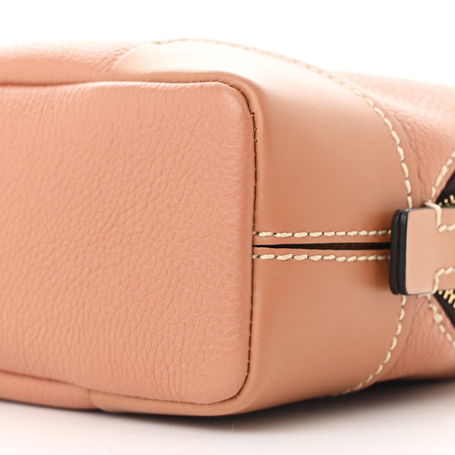 Calfskin Mini Daria Chain Bag Peach Bloom