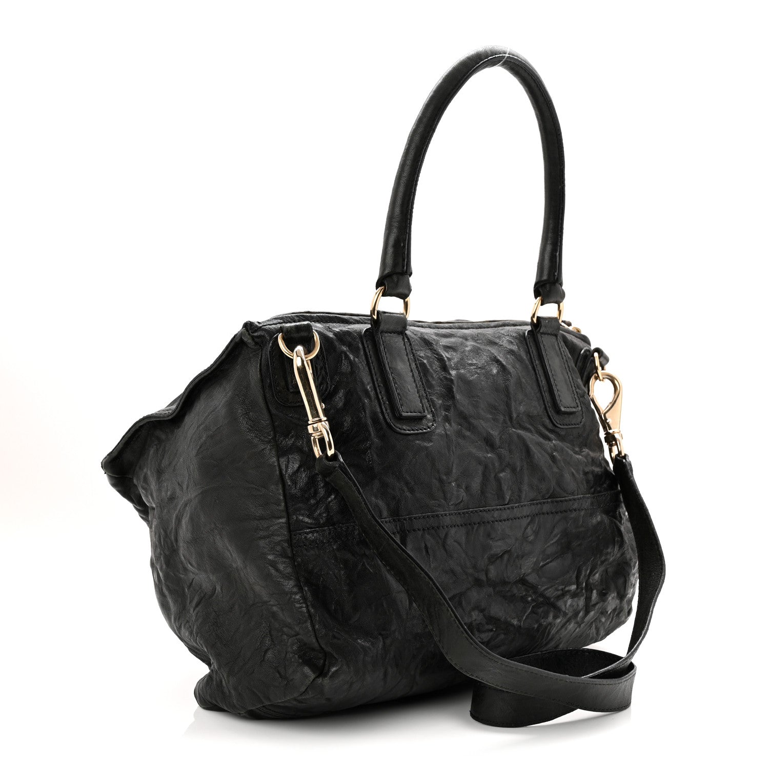 Givenchy Tumbled Sheepskin Large Pandora Black 3 of 10