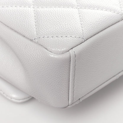 Chanel Caviar Quilted My Everything Small Flap White Black 11 of 14