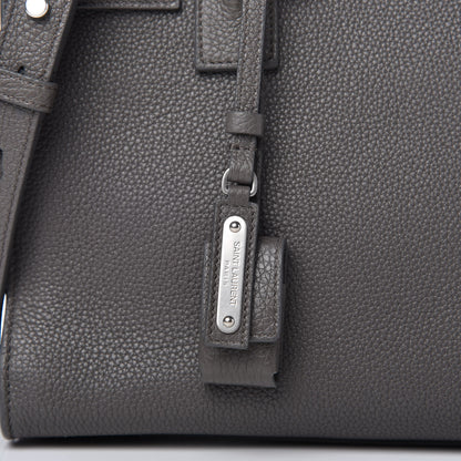Saint Laurent Grained Calfskin Baby Sac De Jour Supple Fog 11 of 11