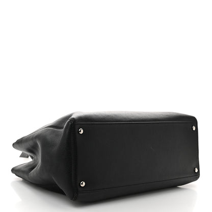 Chanel Calfskin Cerf Executive Shopper Tote Black 4 of 11