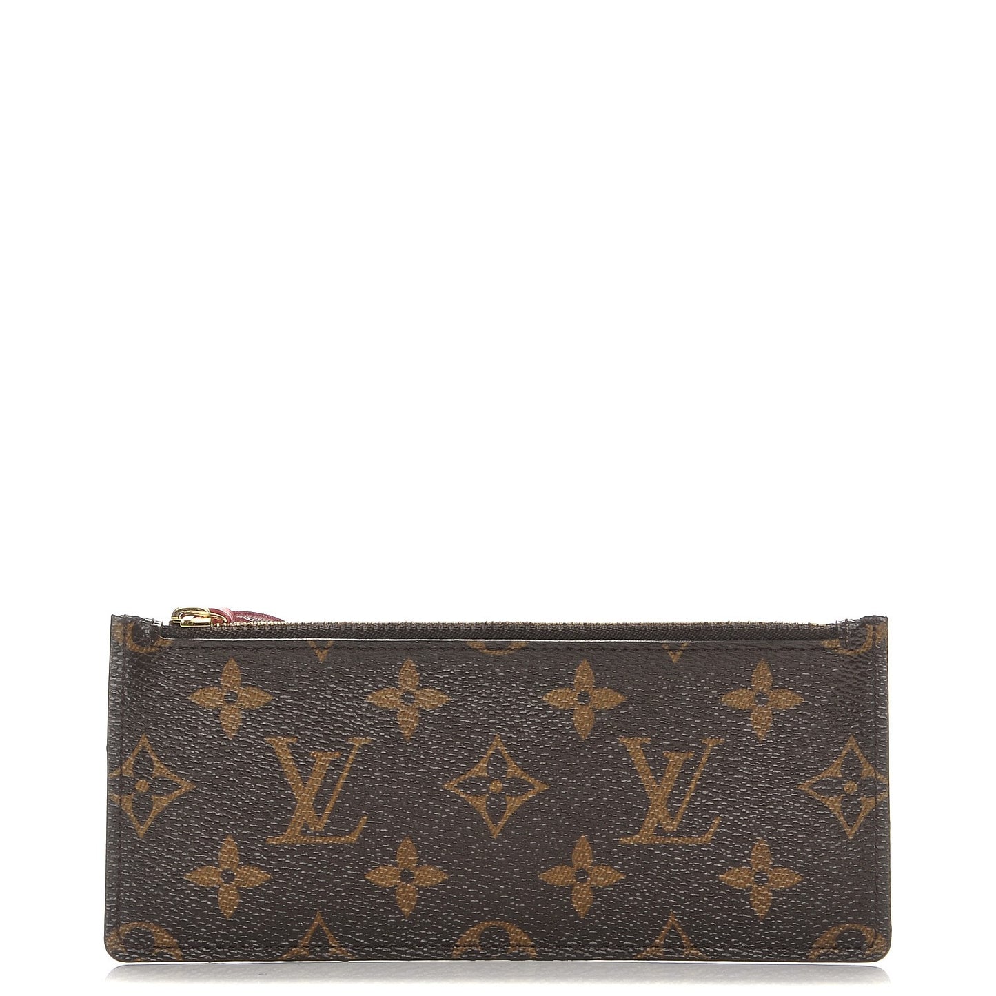 Monogram Josephine Wallet Zippered Insert Fuchsia
