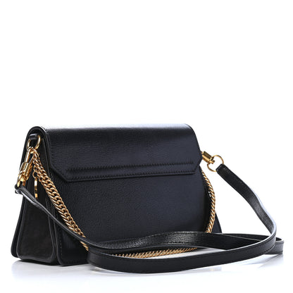 Givenchy Goatskin Suede Small GV3 Shoulder Bag Black 3 of 8