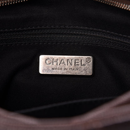Chanel Distressed Caviar Outdoor Ligne Tote Brown 6 of 17
