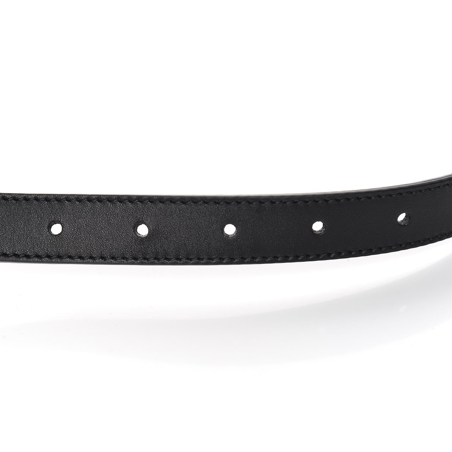 Gucci Calfskin Double G 20mm Belt 80 32 Black 5 of 6