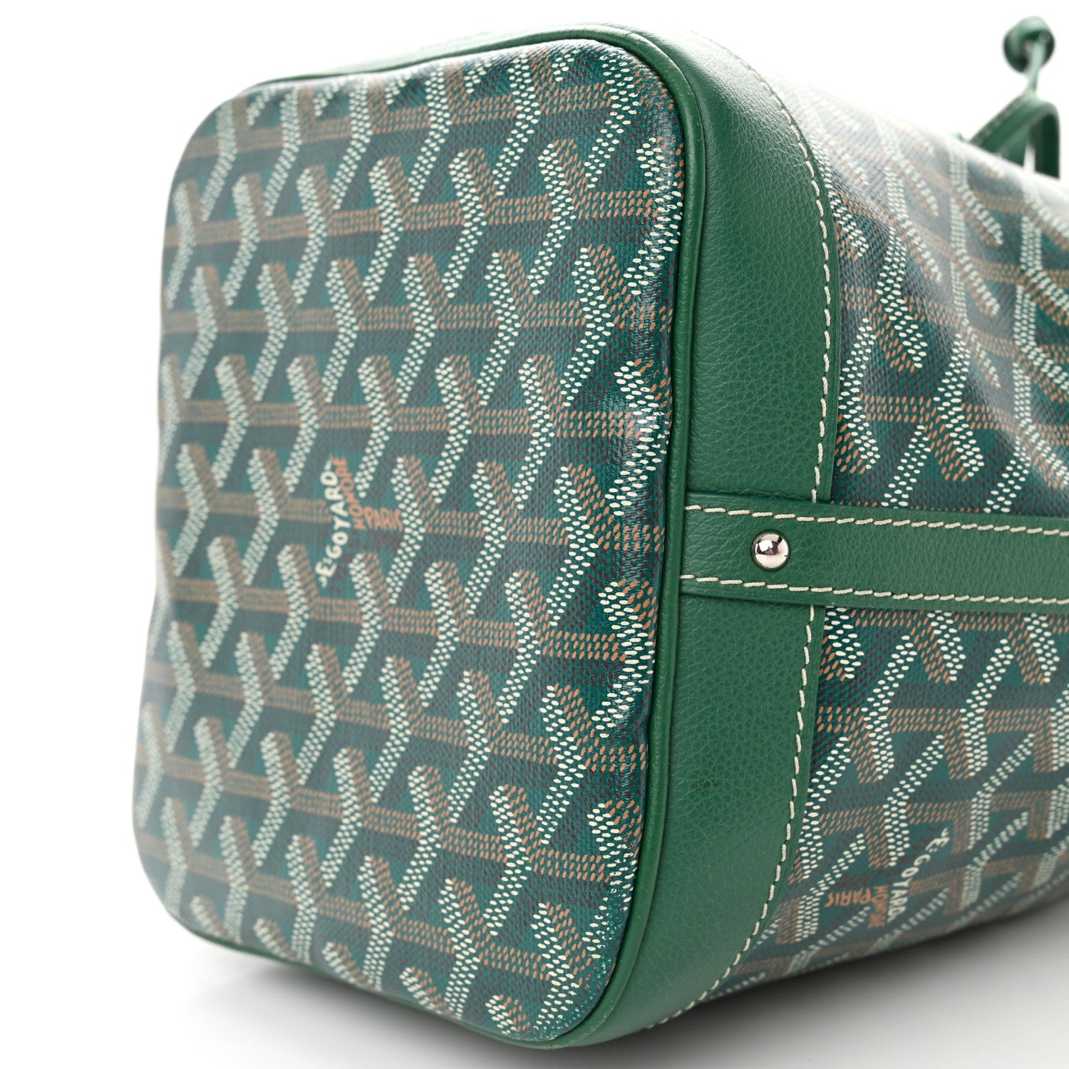 Goyard Goyardine Petit Flot Bucket Bag PM Green 9 of 11