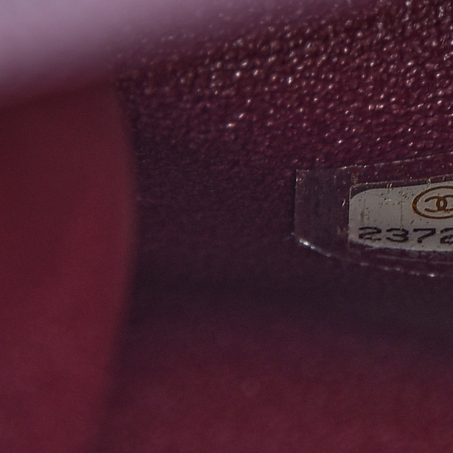 Caviar Lizard Quilted Mini Coco Handle Flap Burgundy