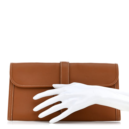 Hermes Swift Jige Elan 29 Clutch Gold 2 of 8