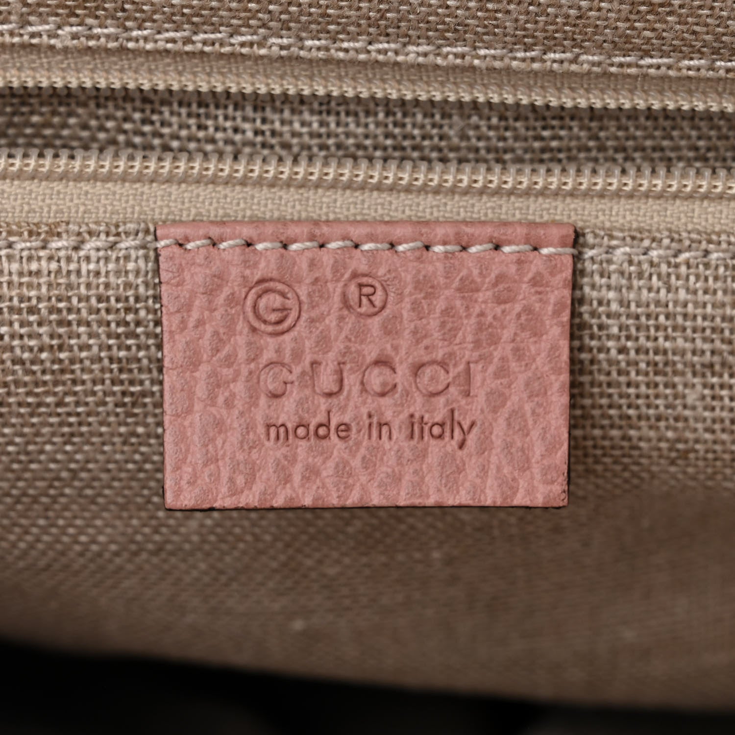 Gucci Dollar Calfskin Small GG Charm Dome Bag Soft Pink 6 of 11