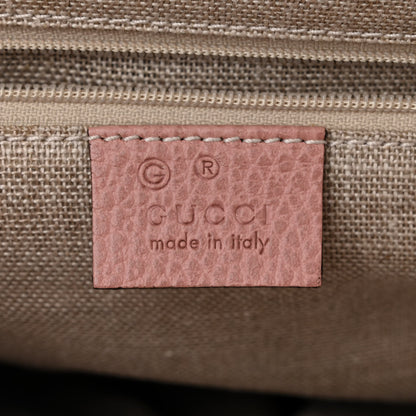 Gucci Dollar Calfskin Small GG Charm Dome Bag Soft Pink 6 of 11