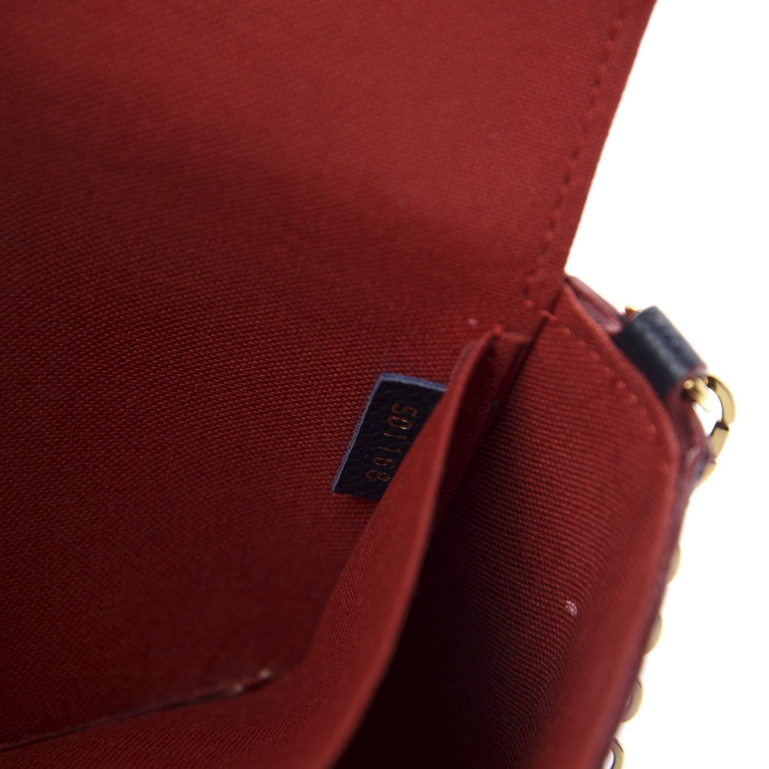 Louis Vuitton Empreinte Pochette Felicie Chain Wallet Marine Rouge 14 of 16