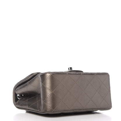 Chanel Metallic Calfskin Quilted Mini Square Flap Bronze 4 of 10