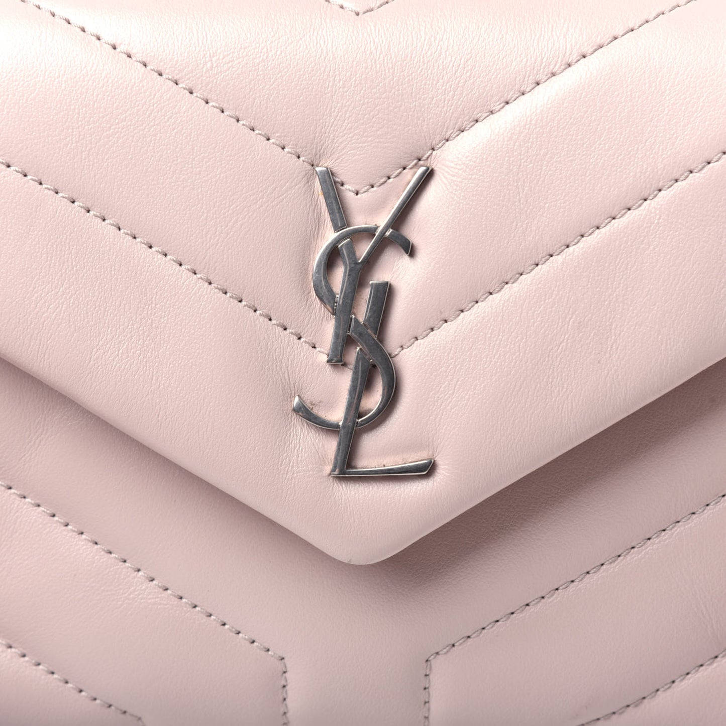 Calfskin Y Quilted Monogram Toy Loulou Crossbody Bag Marble Pink