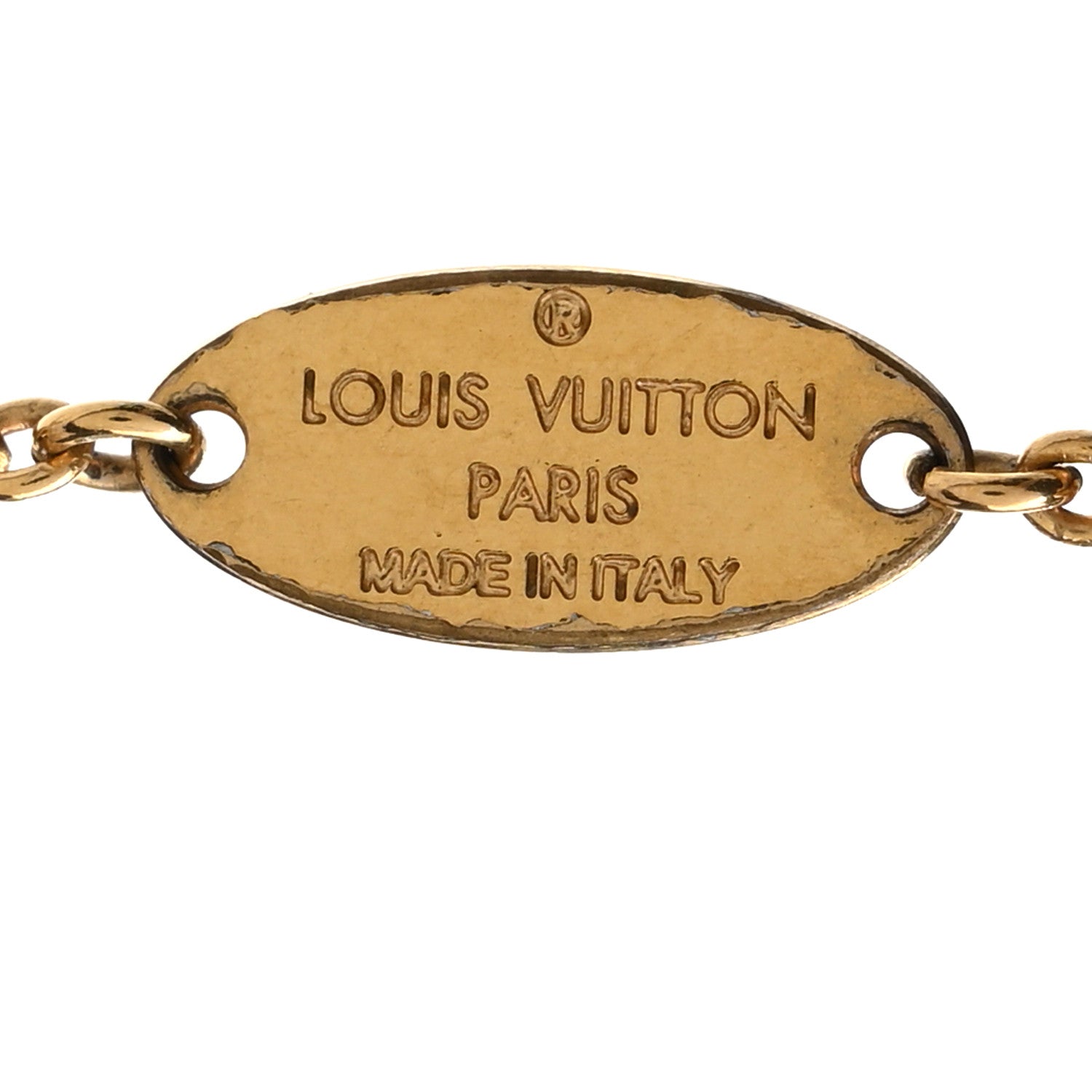 Louis Vuitton Luckygram Crystal Game On Dice Pendant Necklace Gold Silver 6 of 6