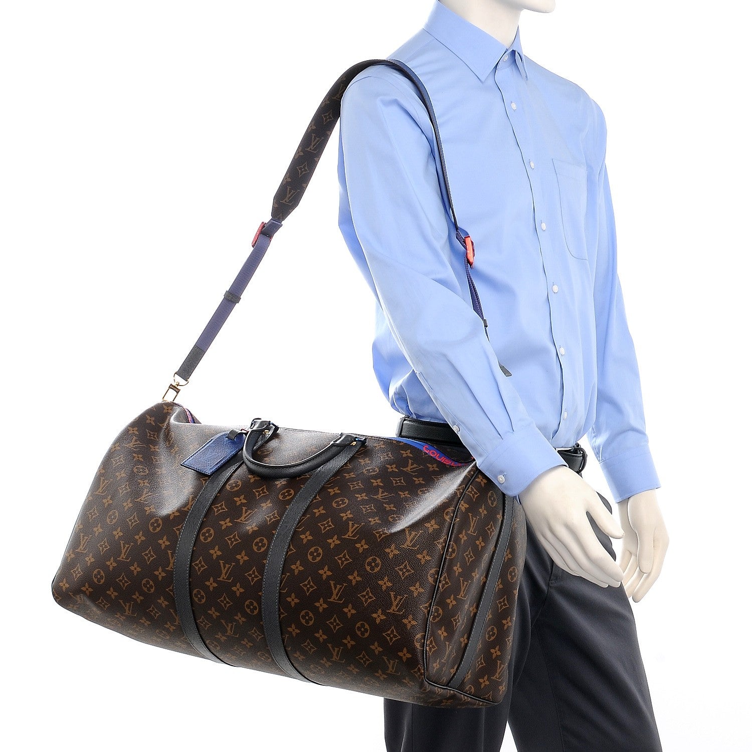 Louis Vuitton Monogram Taiga Outdoor Keepall Bandouliere 55 2 of 10